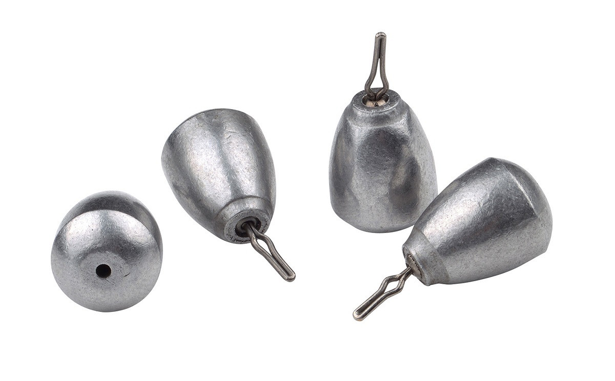 SPRO Stainless Steel Tear Dropshot Sinkers Edelstahl-Dropshotblei – 4 Stück