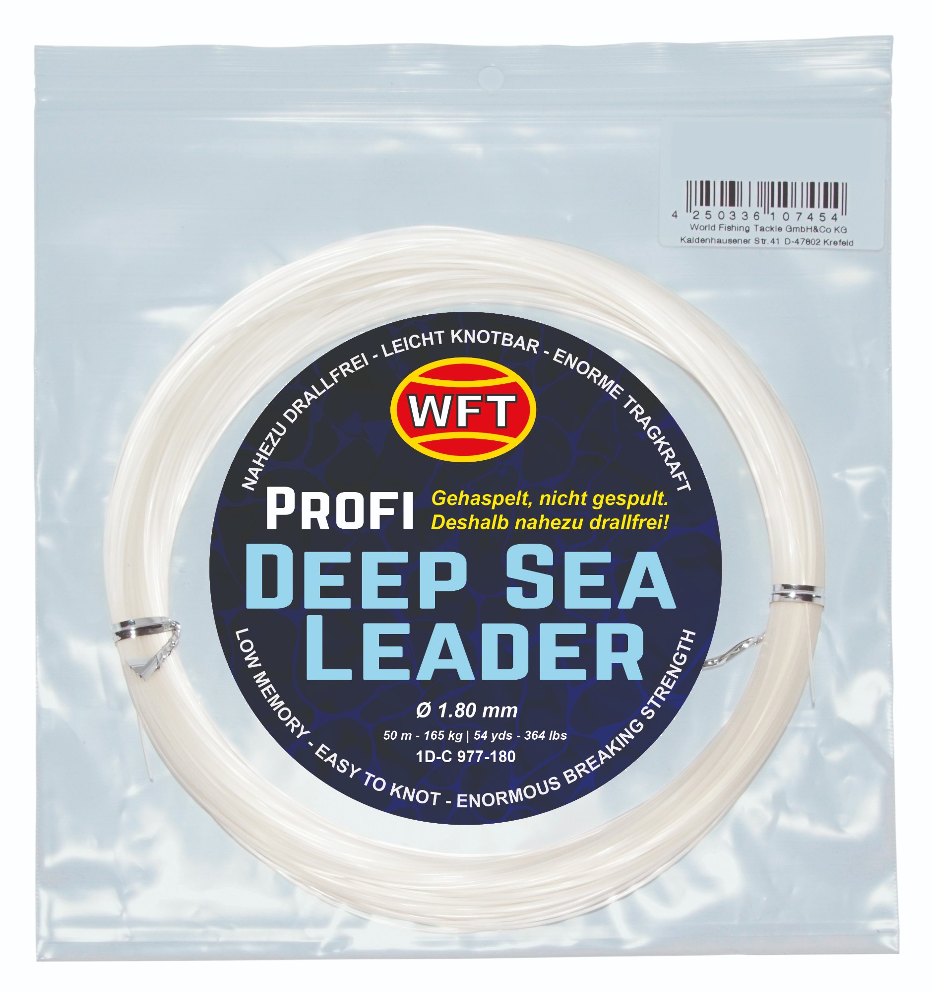 WFT KG Mono Deep Sea Leader clear 50 m