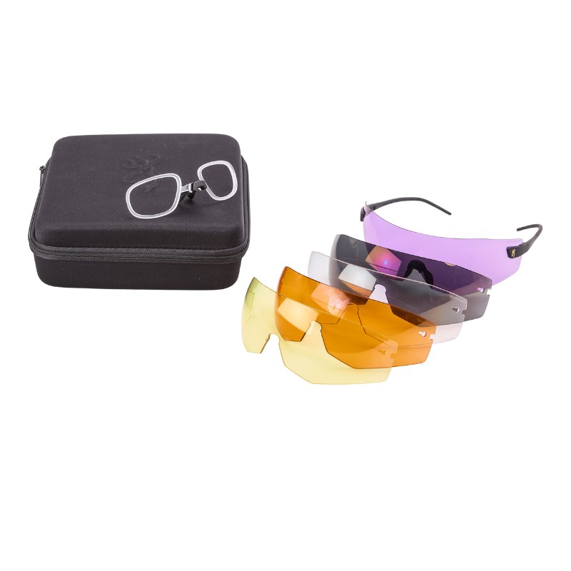 Browning Comp Series Schießbrille – Set mit 5 Wechselgläsern