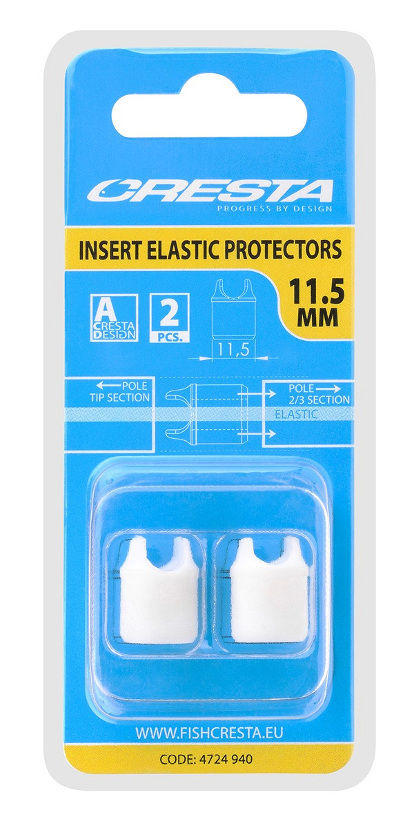 Cresta P.T.F.E. Insert Elastic Protectors Elastikschutz für Stippruten – 2 Stück