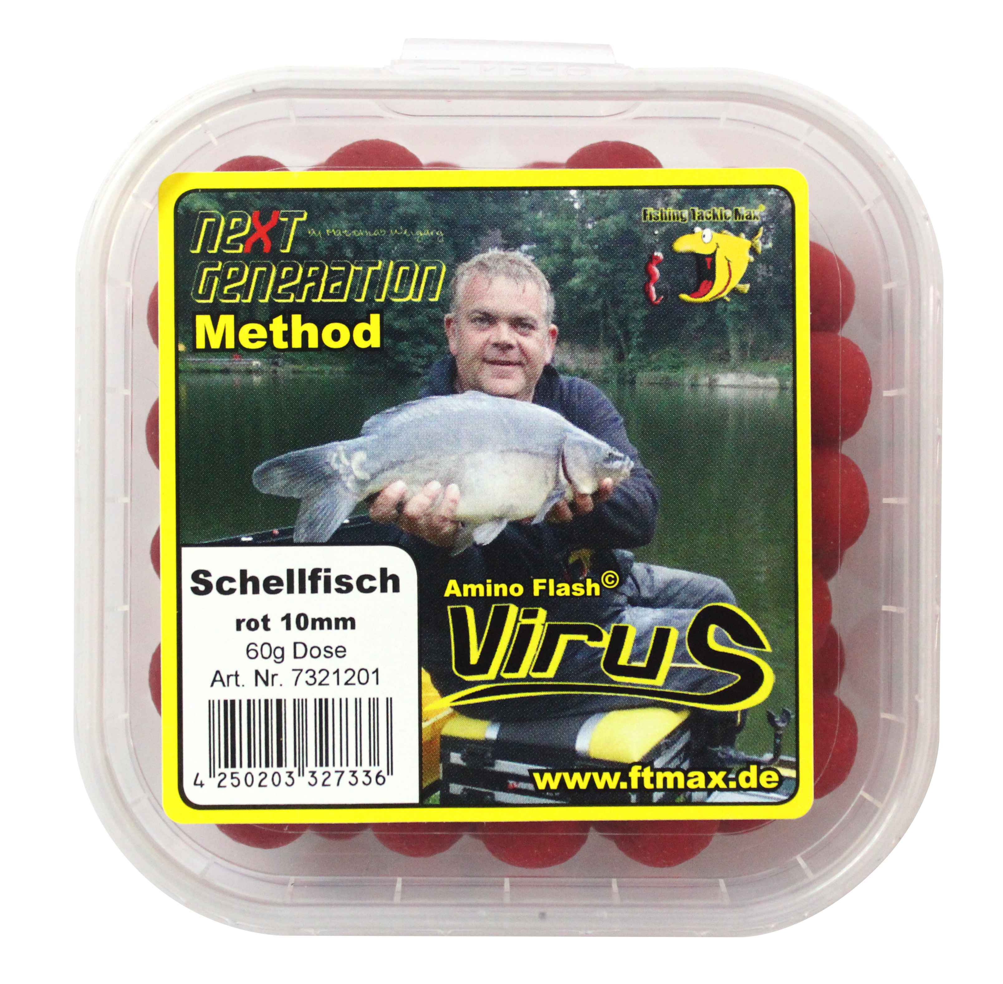 FTM Method Virus Boilie Schellfisch 10mm