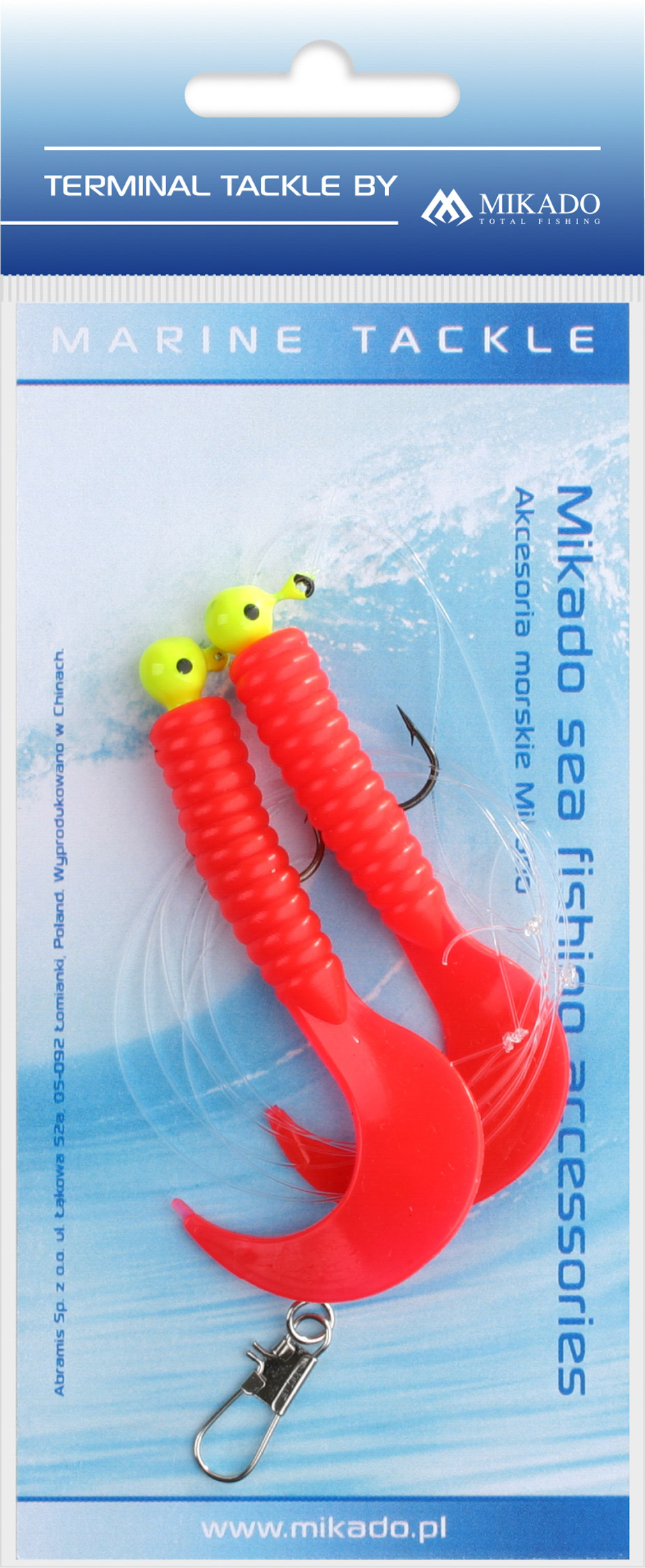 Mikado Pilk Twist Jighead Rig Beifängermontage 7,5 cm