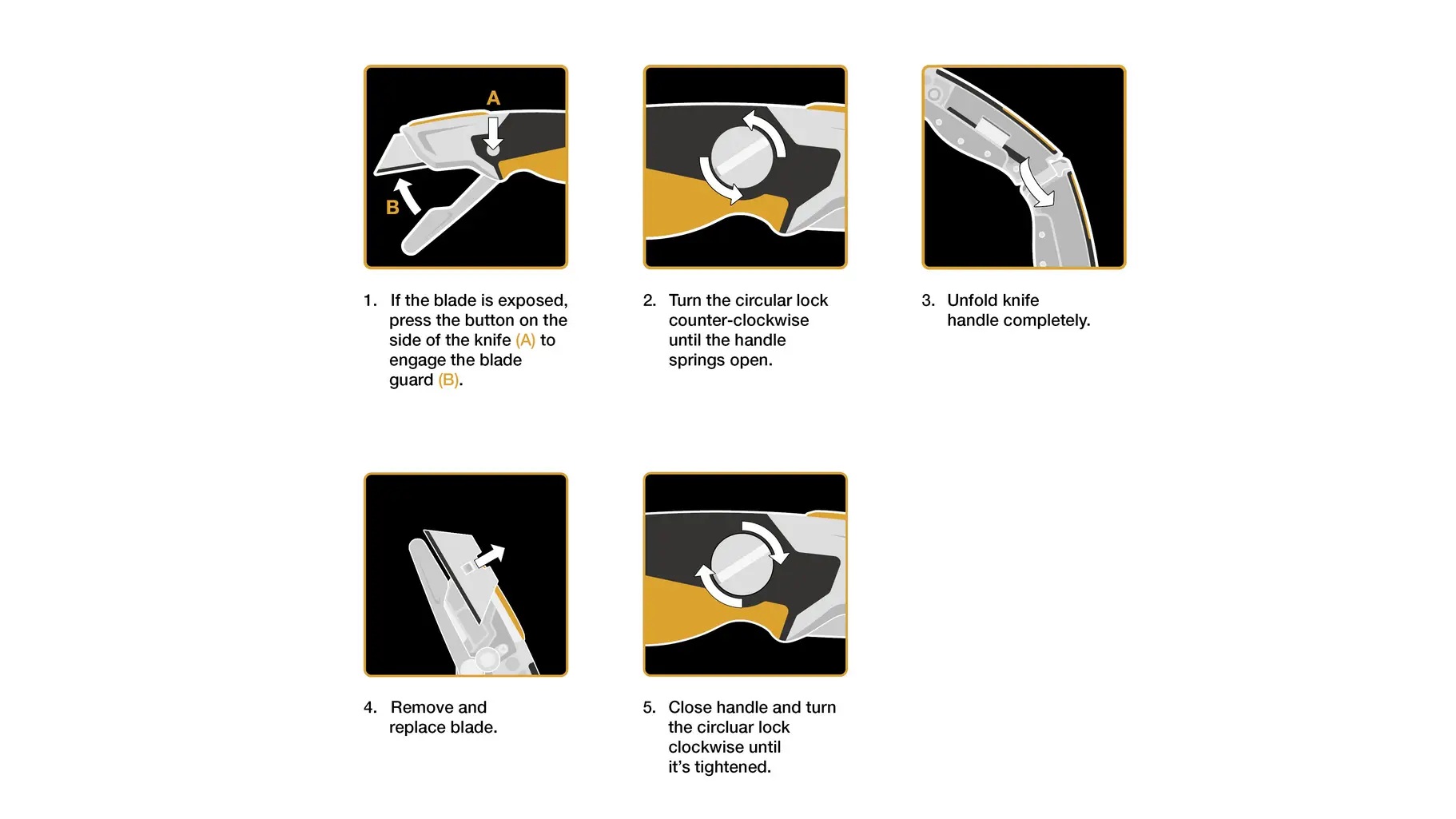 Fiskars CarbonMax Universalmesser mit feststehender Klinge