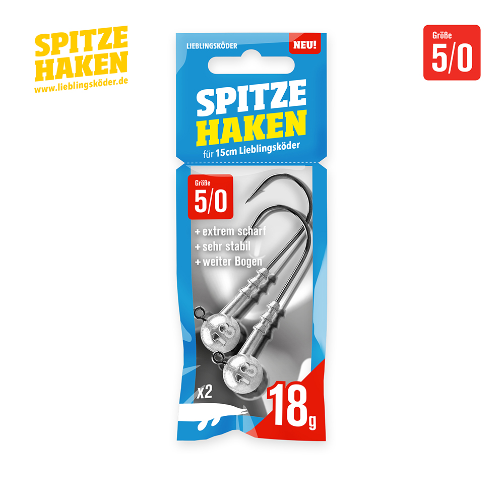 Lieblingsköder Der Spitze Haken 5/0 – Jighaken für Gummiköder