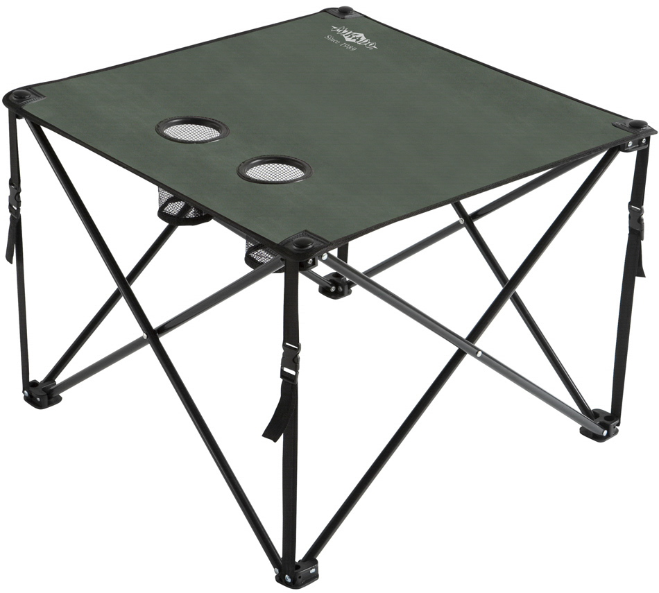 Mikado Karpfentisch faltbar 49 x 49 x 45 cm grün