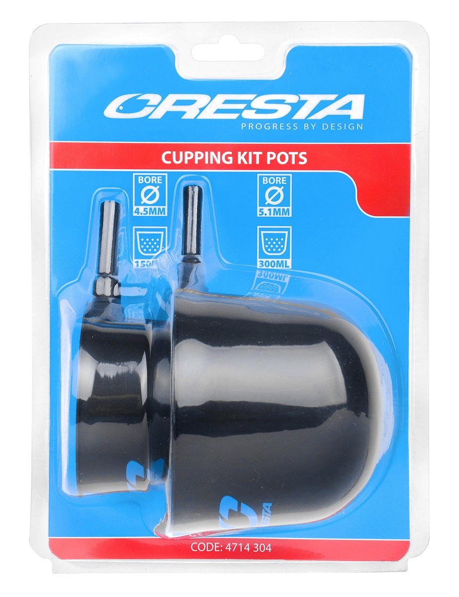 Cresta Cupping Kit Pots Aufschraubbecher – 2 Stück