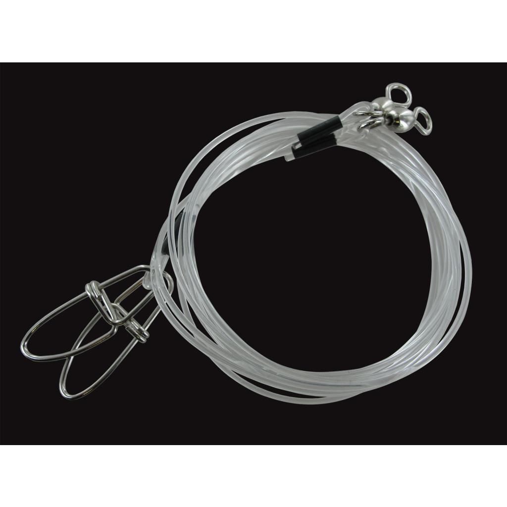 Jenzi Catfisch-Leader – Mono-Spinnvorfach für Waller, 70 cm, 2 Stück