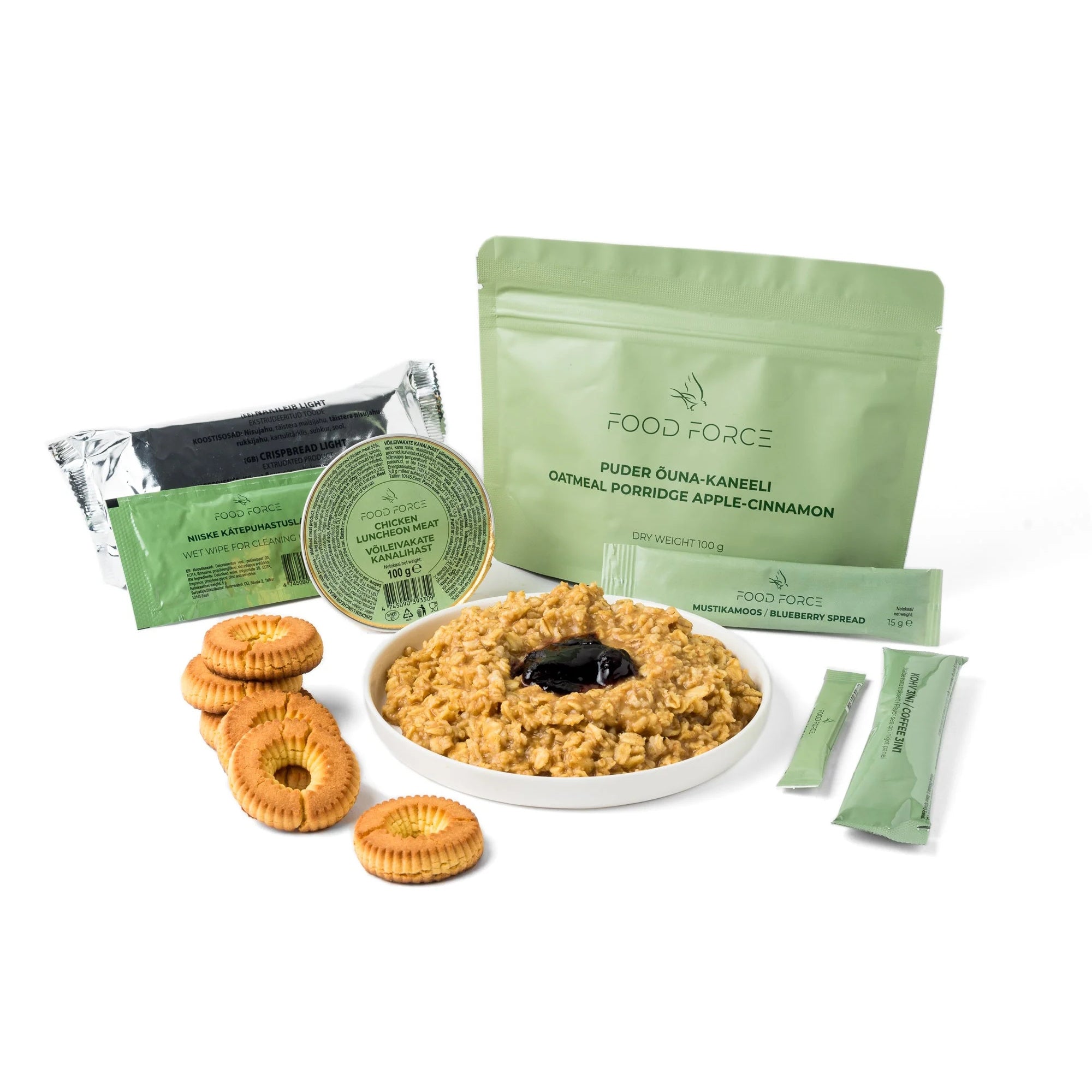 Food Force Frühstücksration Haferbrei Apfel-Zimt 314 g