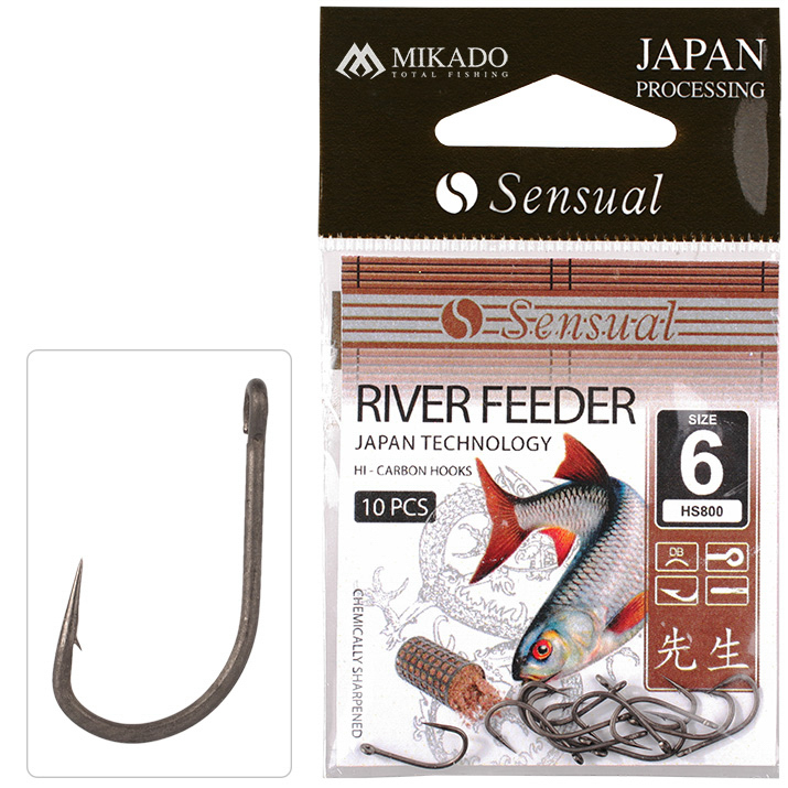 Mikado Sensual River Feeder Feederhaken Dunkelbronze