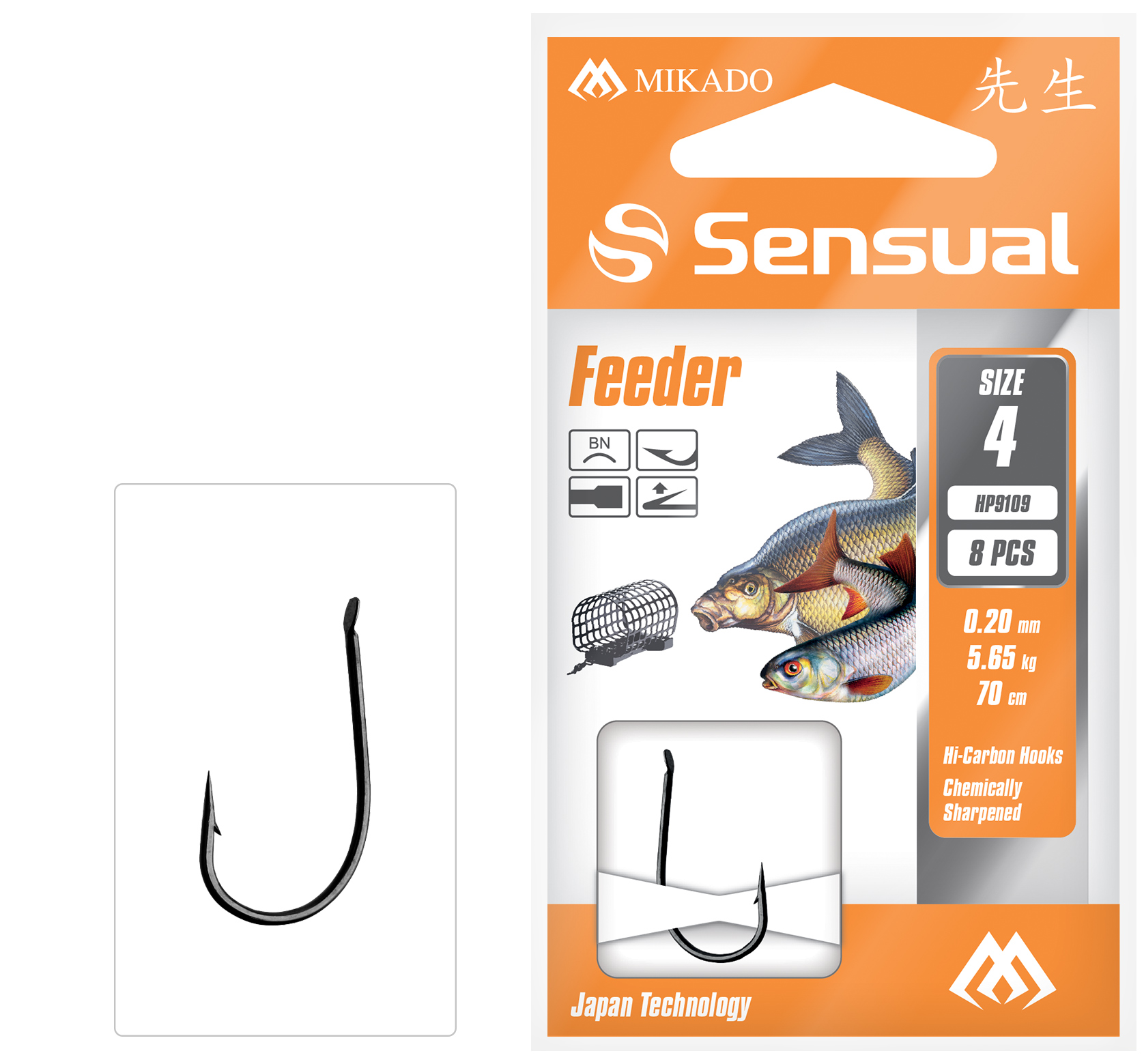 Mikado Sensual Feeder 9109 gebundene Haken