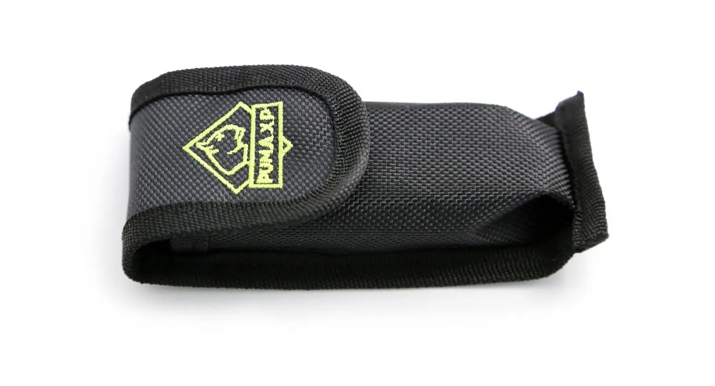 PUMA XP Trifecta 3-Klingen Schließmesser Jagdtaschenmesser mit Droppoint-Klinge, Aufbrechklinge, Knochensäge und nachleuchtendem Acrylgriff