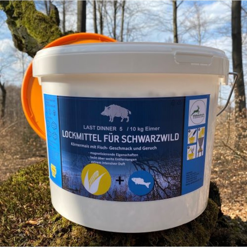 Wildlutscher Last Dinner Mais mit Hering-Duft 10 kg Eimer