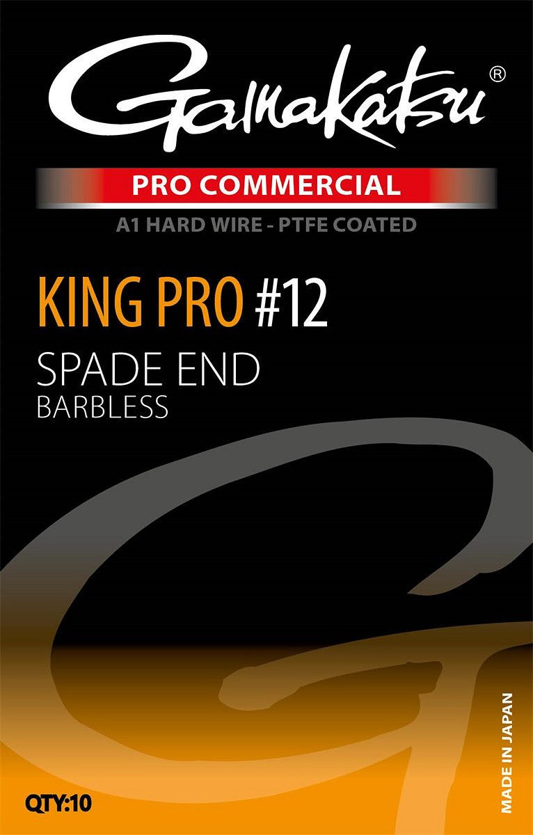 Gamakatsu Pro Commercial King Pro Spade Feederhaken – 8 Stück