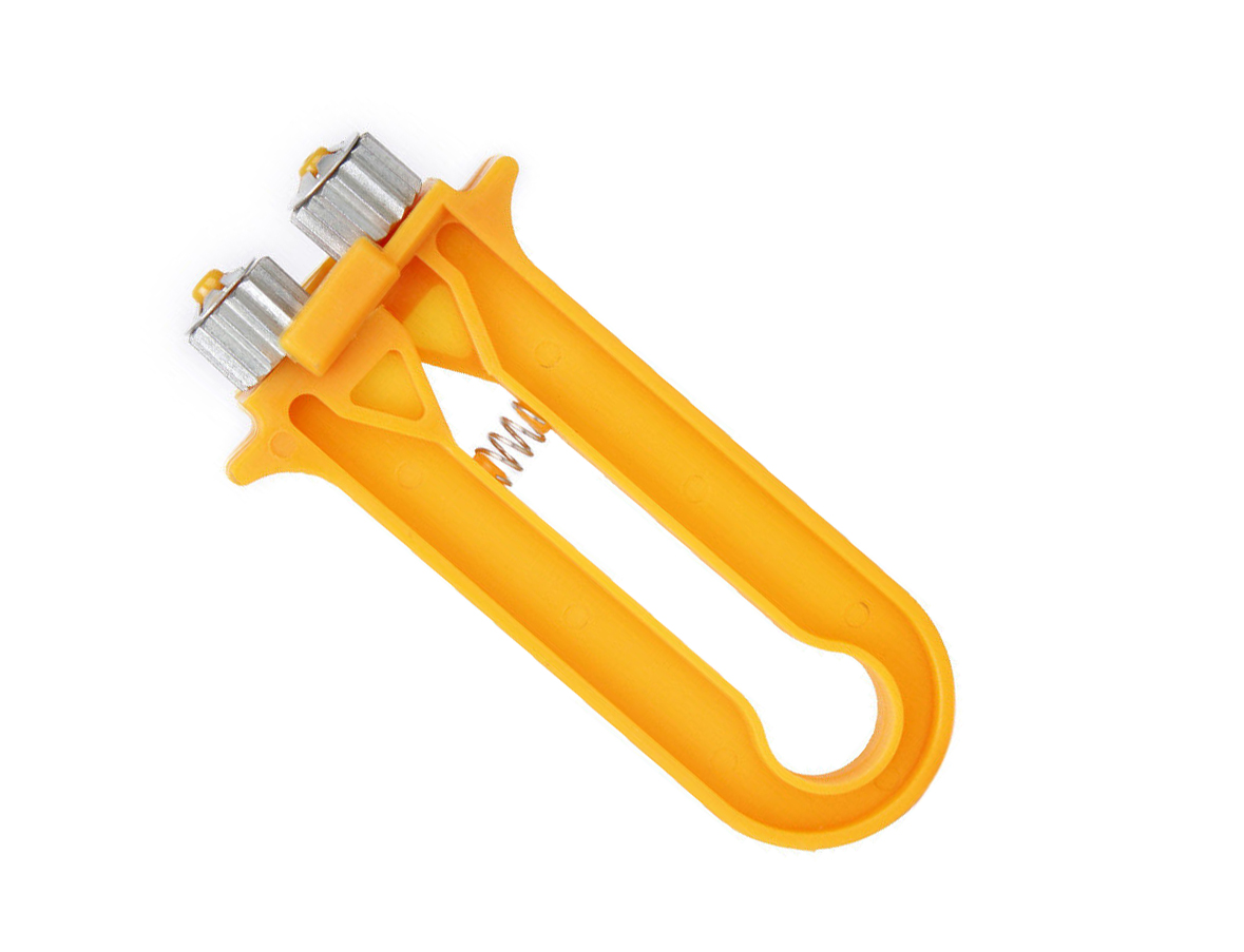 Drahtspanner klein mit zwei Spannrollen