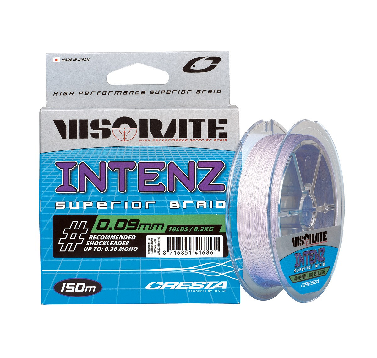 Cresta Visorate Intenz Superior Braid Geflochtene Feederschnur