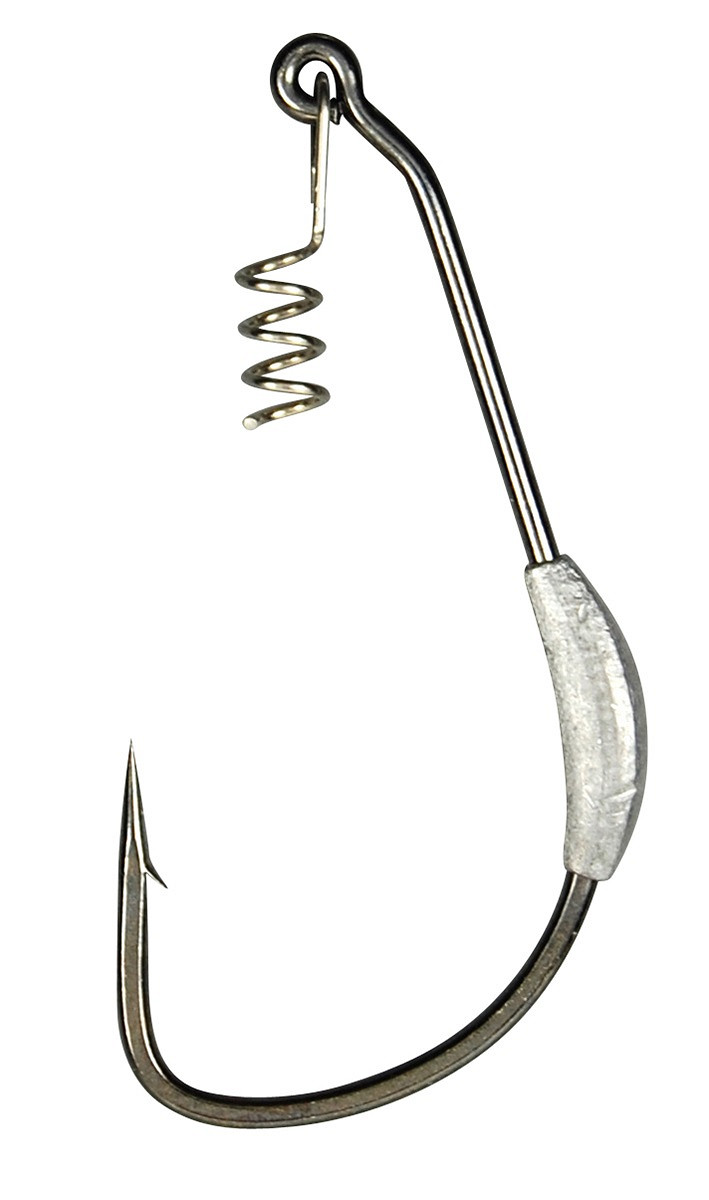 Gamakatsu Worm EWG SuperLine Spring Lock Weighted Offsethaken – 4 Stück