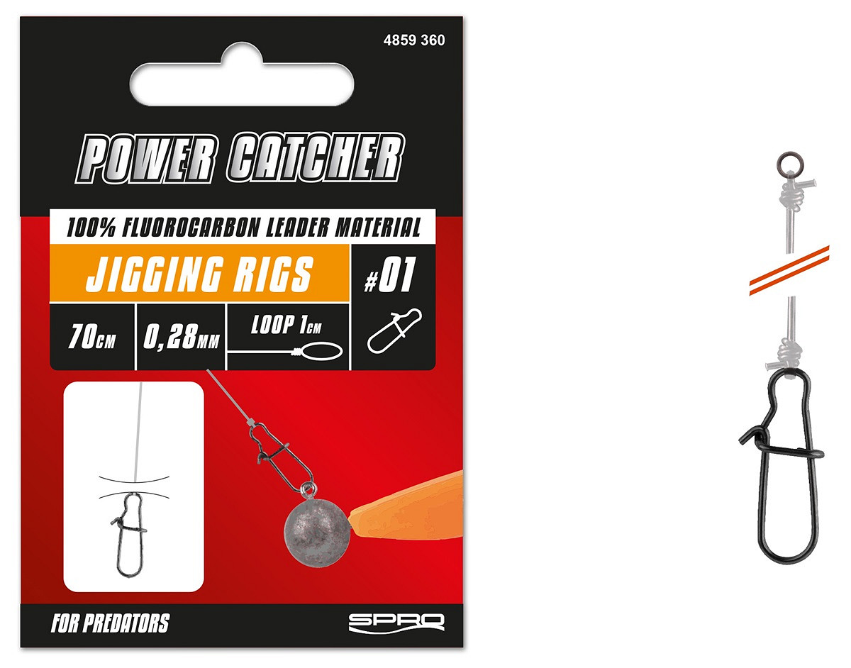 PowerCatcher Jigging Rigs Raubfisch-Rigs – 3 Stück