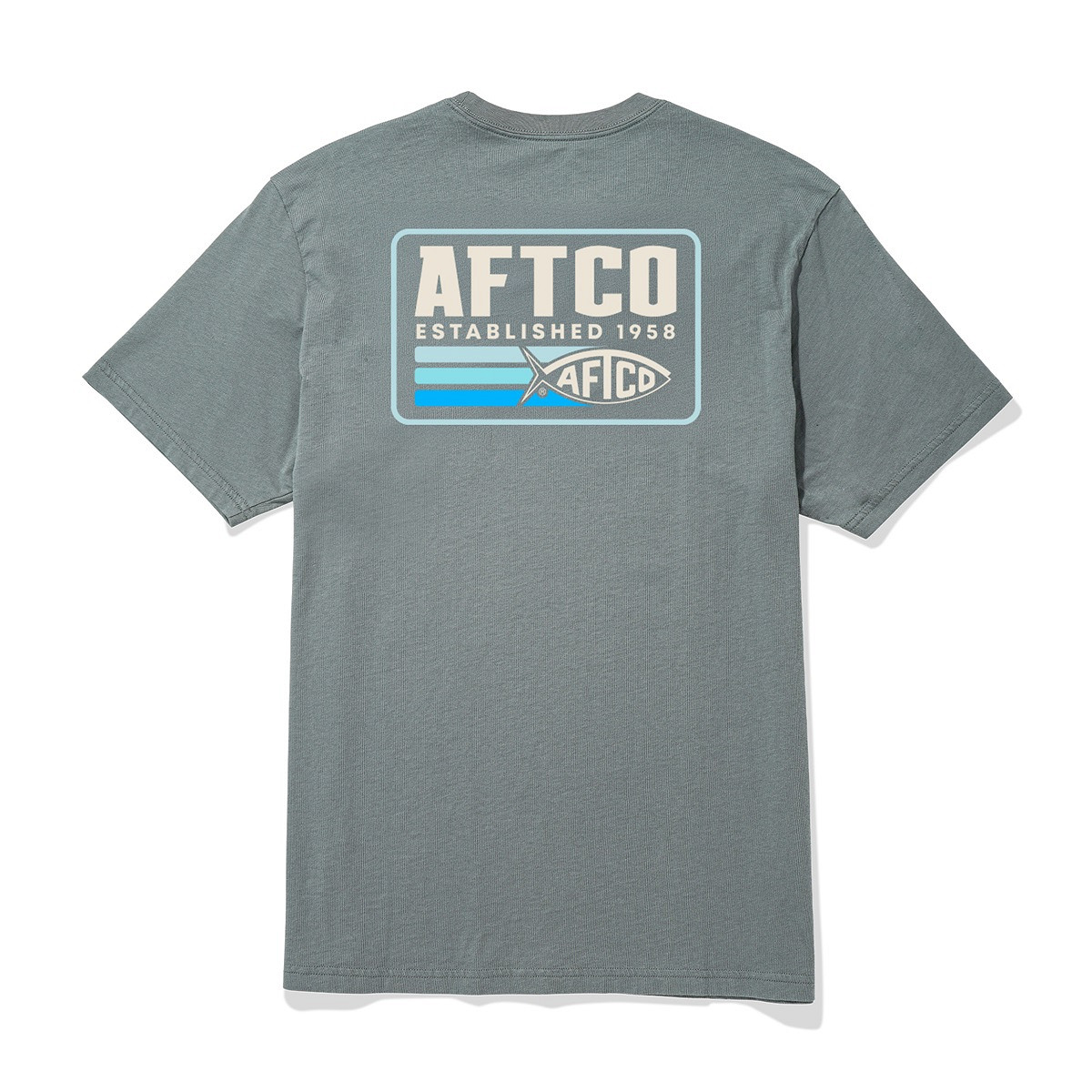 AFTCO Strype T-Shirt Cement