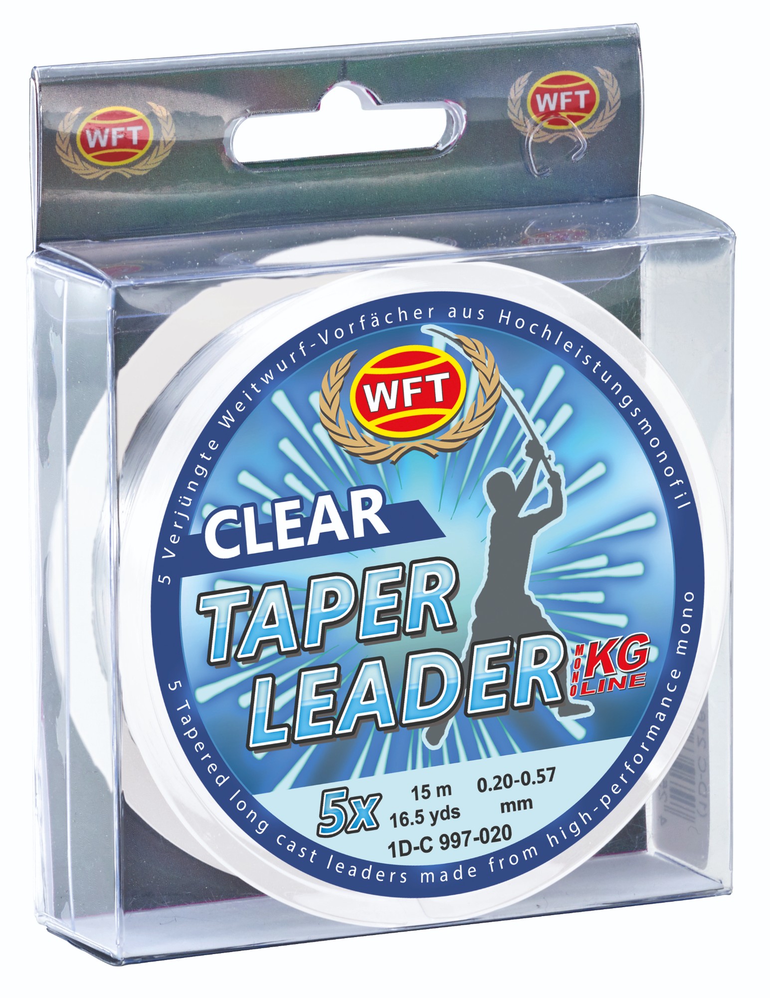 WFT Taper Leader clear 0,20-0,57 mm