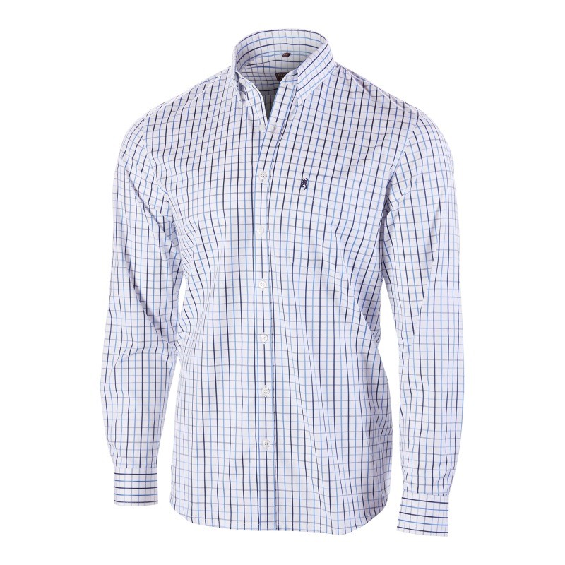 Browning Herren Hemd, JAMES, blau